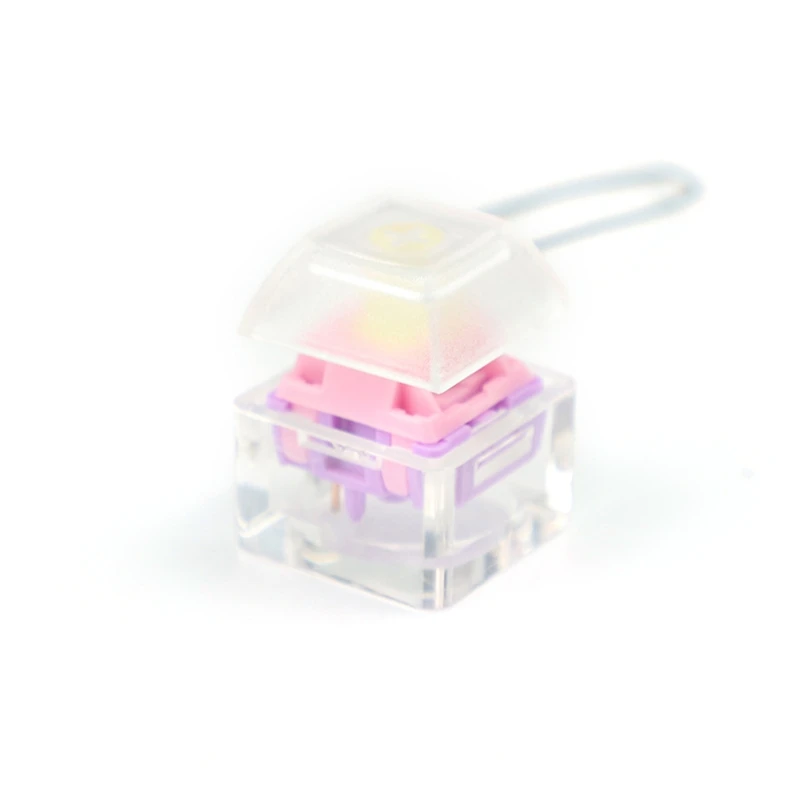 Gateron MX Tester เครื่องทดสอบเพลาพร้อม DSA Transparent Keycap คีย์บอร์ดเชิงกล 1 สำหรับเครื่องมือทดสอบสวิตช์กุญแจ