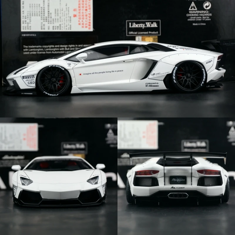 Autoart 1:18 LP700-4 LBWK White Simulation Limited Edition All Open Alloy Metal Static Car Model Toy Gift