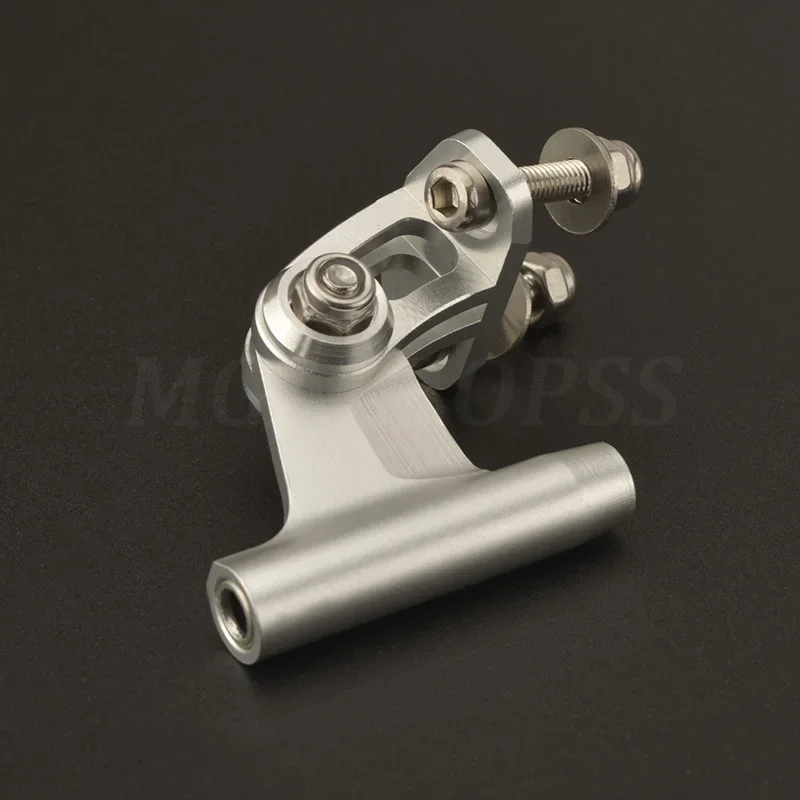 อลูมิเนียมคุณภาพสูง 3.175 มม.เพลาแบบยืดหยุ่นวงเล็บ Strut fr RC เรือ 1/8 ''3.175mm ความเร็วเพลาแบบยืดหยุ่น Hydroplane Vee เรือรูปไข่