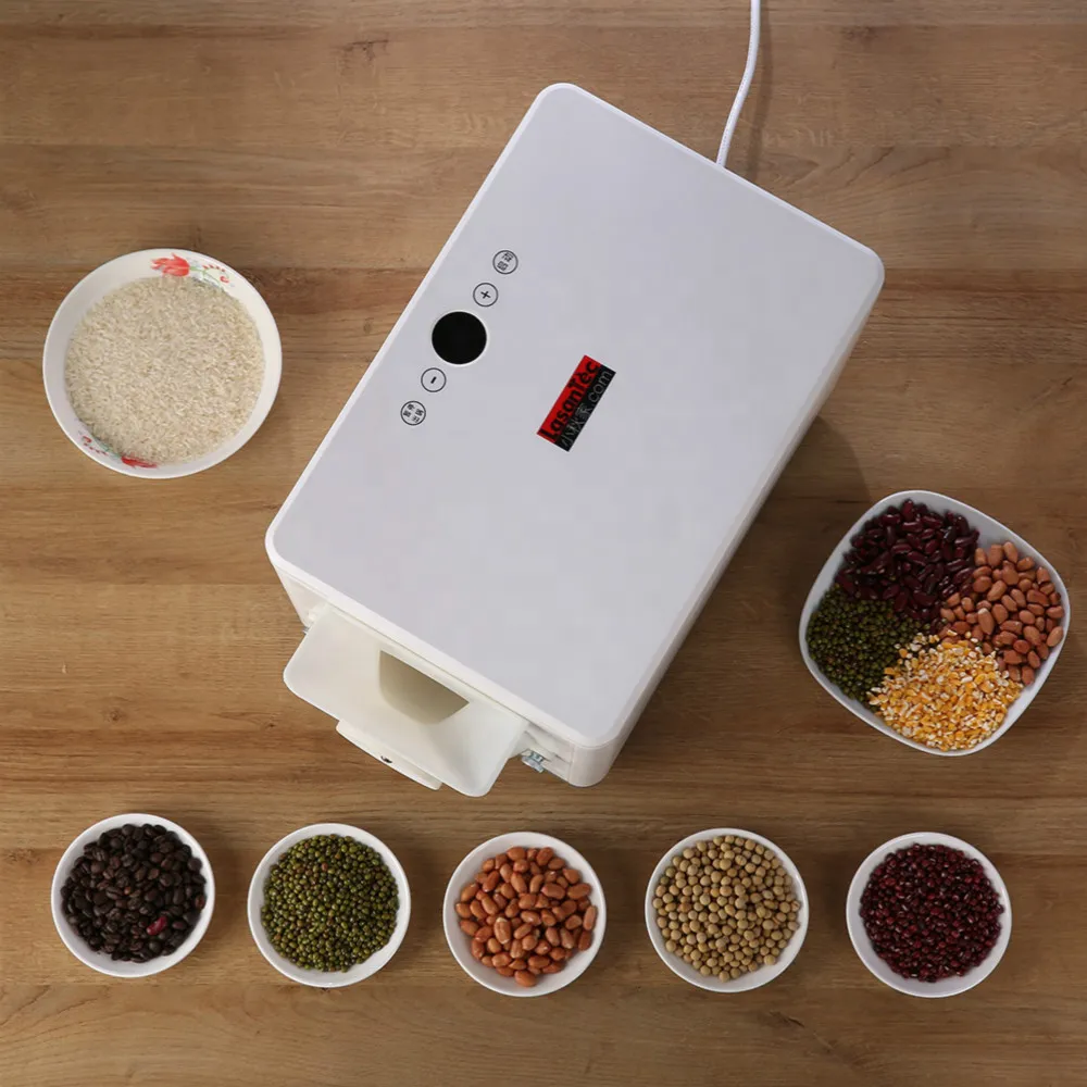 6L ไฟฟ้าเครื่องคั่วกาแฟย่างเครื่องใช้ในครัวเรือนทอด Sesame และถั่วลิสง Grain Machine อัตโนมัติชุดเวลา1600W