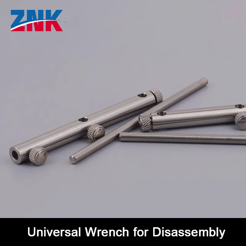 ZNK Laser Cutting Machine Fiber Focus Collimator Lens Disassembly Tool - Adjustable Universal Lens Wrench for Mirror Removal