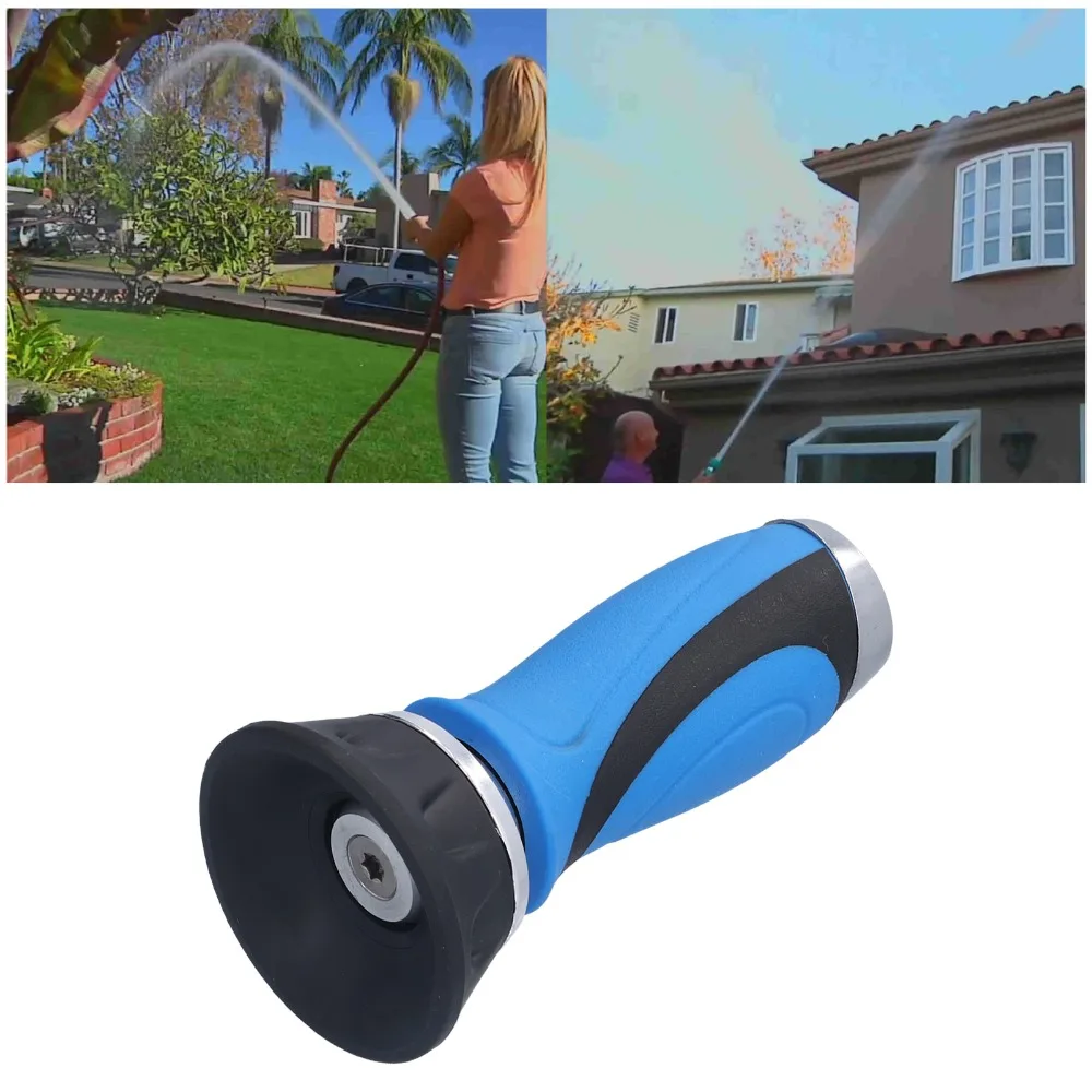Durable Multifunction Water Sprayer 3/4 Inch NPT Female Thread Heavy Duty Hose Sprayer Garden Hose Nozzle Yard Cleaning