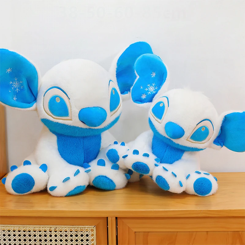 

Kawaii Снежинка Стич Плюшевая игрушка Стич Мягкая кукла Большие глаза Пух Медведь Детский подарок на день рождения Рождество Плюшевая подушка Мягкое животное