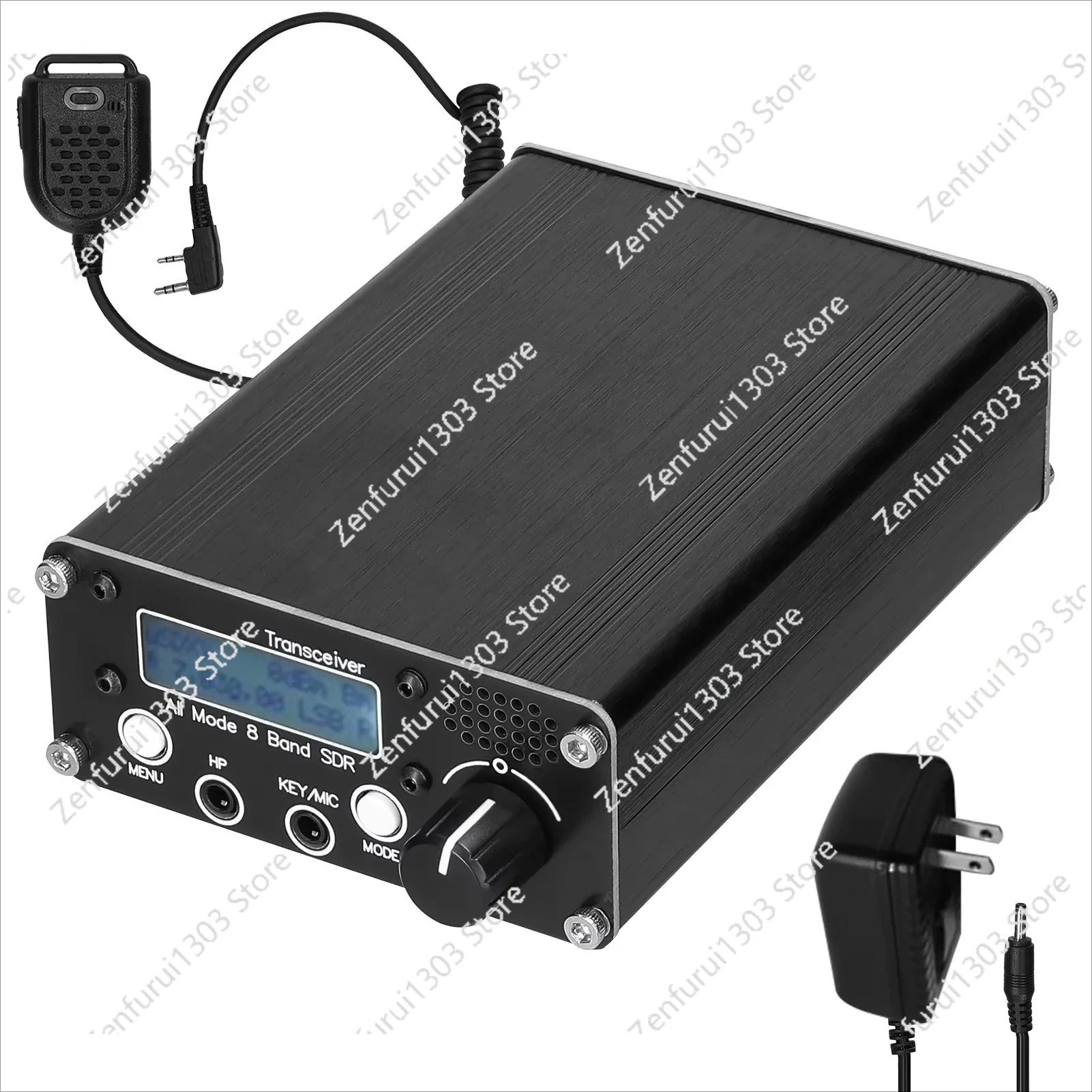 10/15/17/20/30/40/60/80m 8 BandS SDR Transceiver  with Battery
