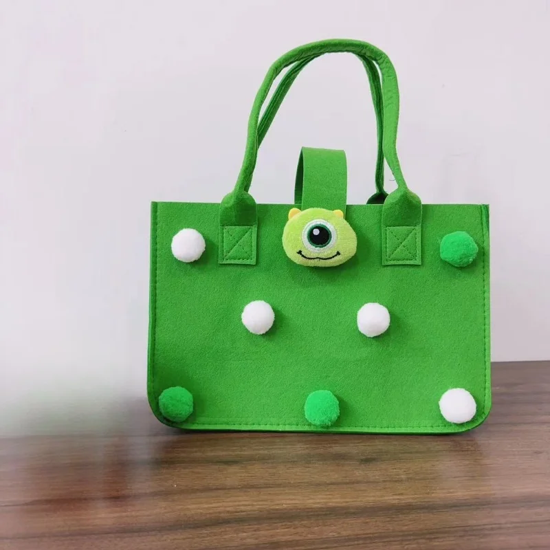 Internet Celebrity Explosion Cartoon Felt Bag Advertising Shopping Tote Bag Baby Souvenir Tote Bag