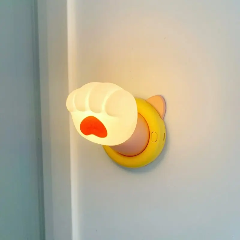 Creative Cute Cat Claw Night Light Bedroom Sleep Light Birthday Gift Atmosphere Light