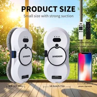 DIVEDEER Home intelligent cleaning robot with automatic water spraying function, anti drop magnetic glass cleaning machine 4