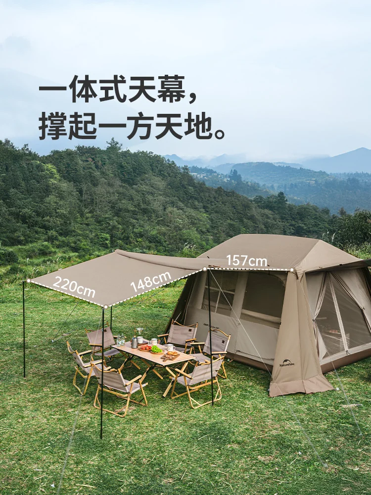 

Норвежская крыша 6,0, флагманское издание, быстро открывающаяся палатка, портативное ночное снаряжение для кемпинга, кемпинга