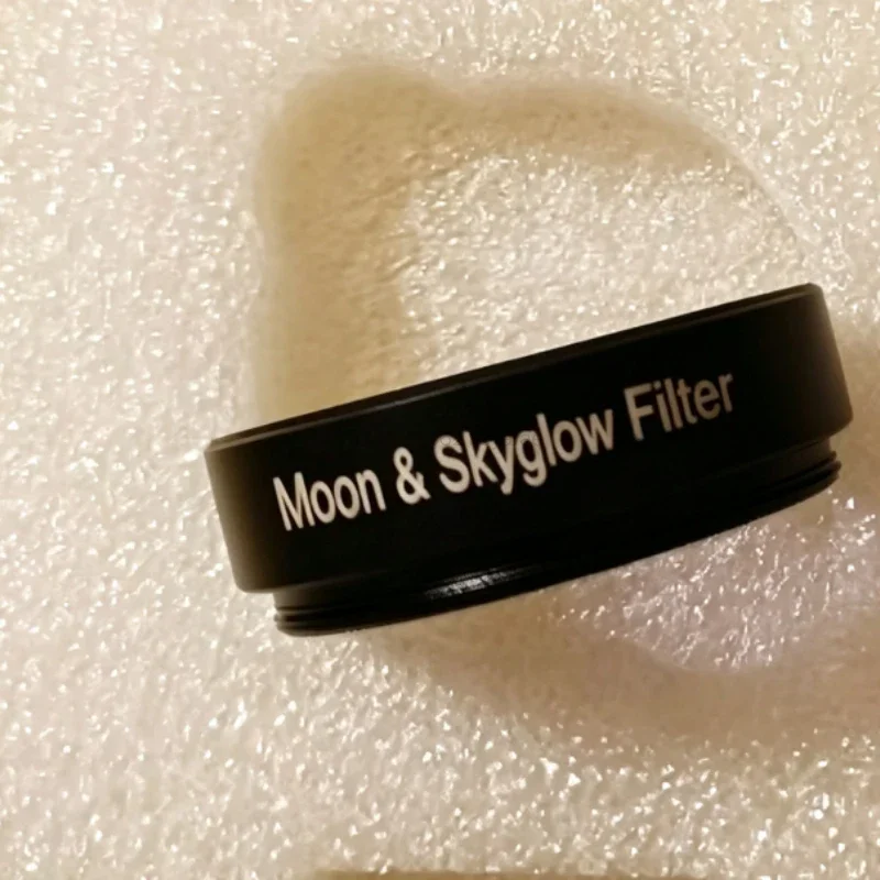 1.25 Inch Moon & Skyglow Optical Filter Light Pollution Reduction Lens Accessory for Astronomical Telescope Lunar Deep Sky Photo