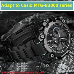 MTG-B3000 Mod watchband for Casio G-SHOCK  MTG B3000 stainless steel strap men's watch chain metal strap watch band with tool