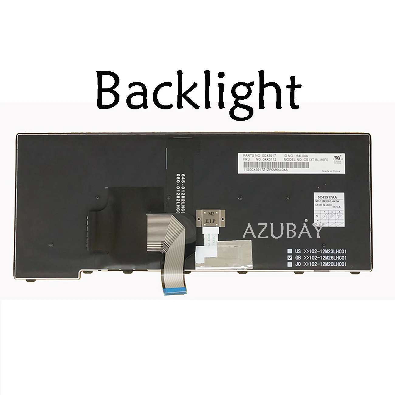 Backlit Keyboard for Lenovo Thinkpad T440 T440P T440S T431S T450 T450S T460 L440 E431 E440 L450 L460, L470  Norwegian Danish