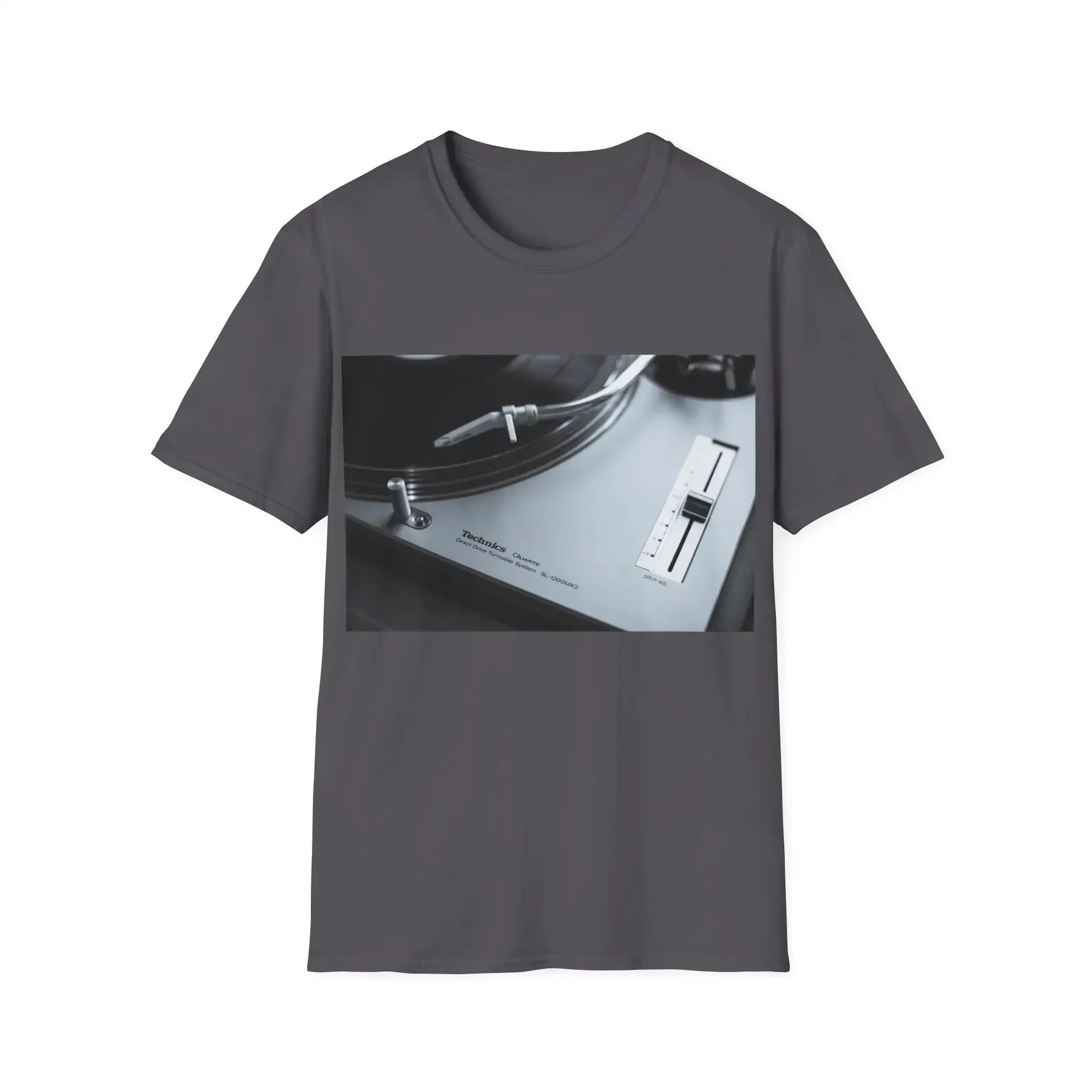 Technics Turntable T Shirt DJ Vinyl Lover Analog Vintage Tee Turntablism