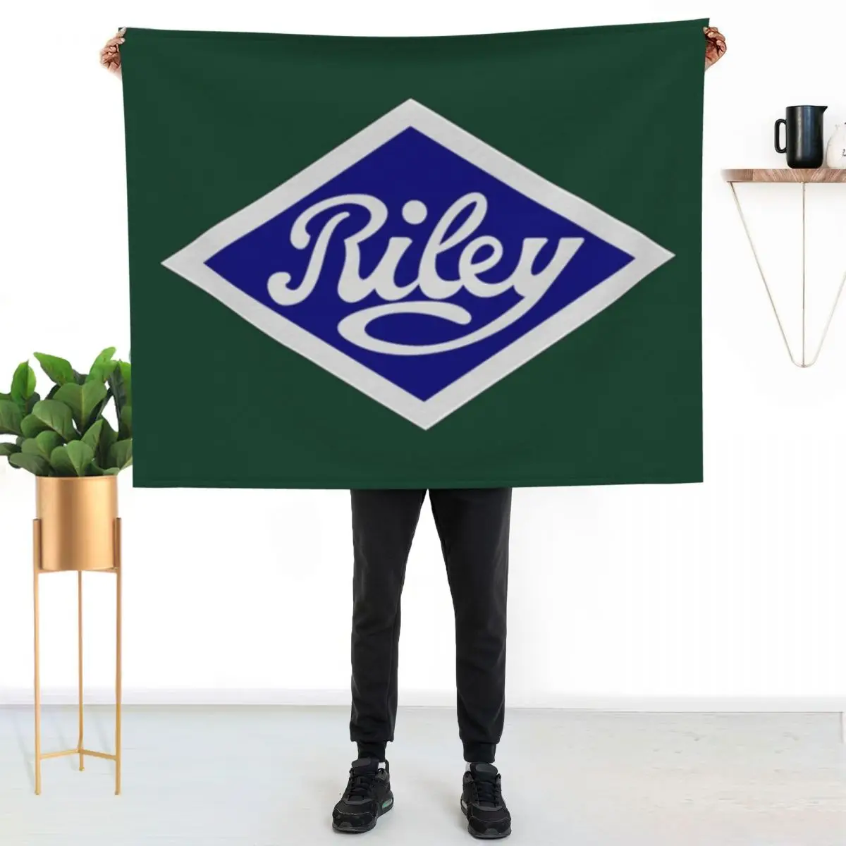 The old Riley marque badge Throw Blanket Soft Bed Fashionable Polar for winter manga blankets and throws Blankets