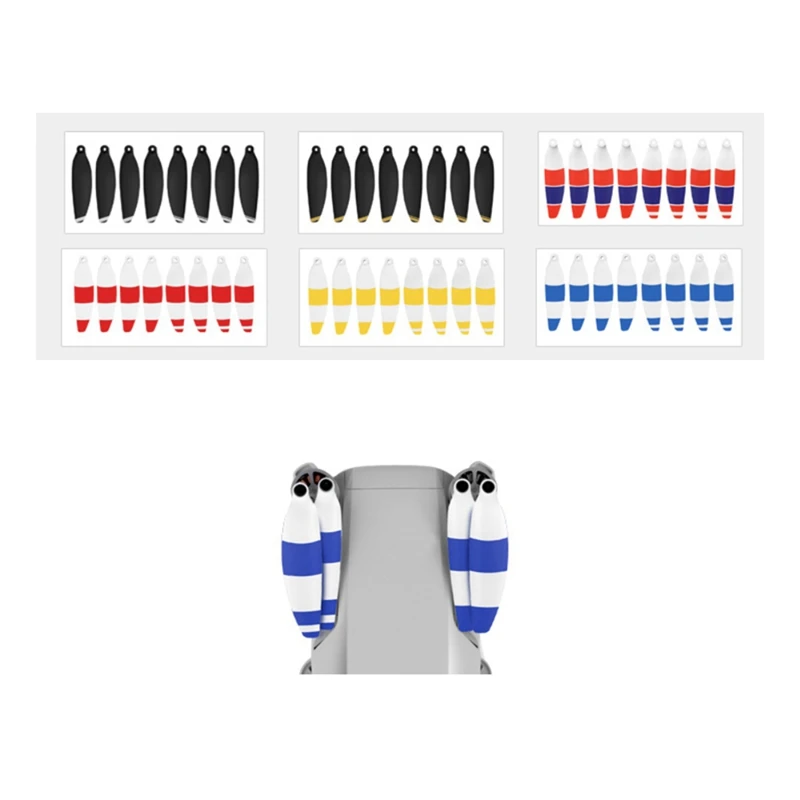 مروحة لطائرة DJI Mini 2 بدون طيار ، دعامة خفيفة الوزن ، استبدال شفرة ، قطع غيار جناح لمافيك ميني 2 ب ، 16 ،