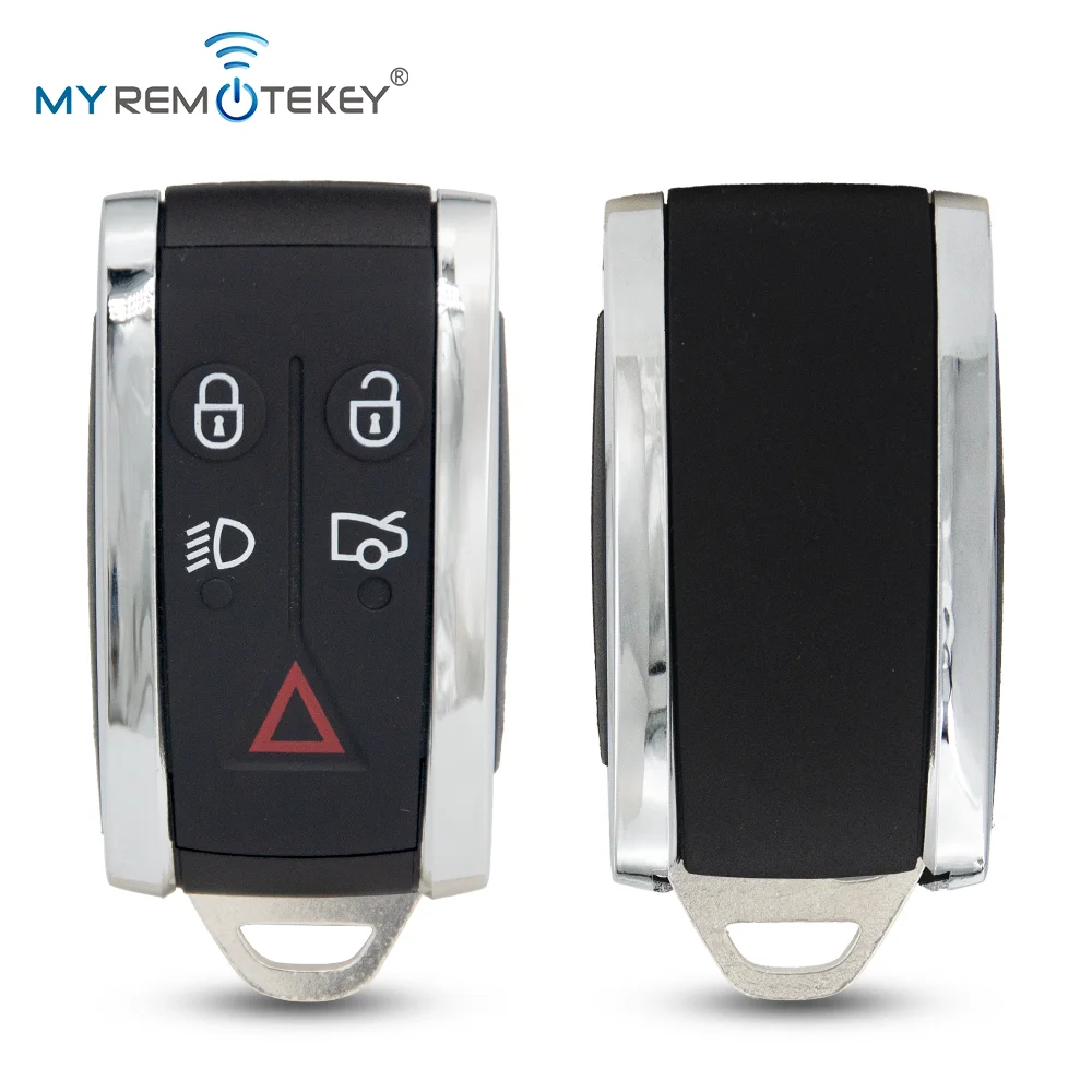 MYREMOTEKEY Remote Car Key Fob Shell Case Cover Replacement 5 Button For Jaguar XJ XF XK XE XJL X-Type S-Type