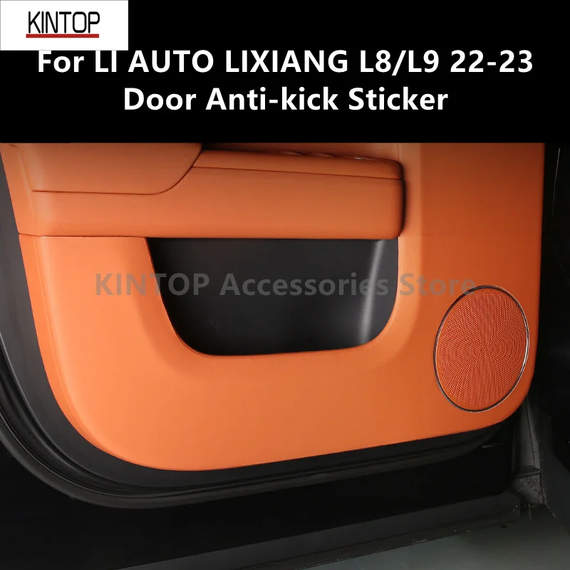 

For LI AUTO LIXIANG L8/L9 22-23 Door Anti-kick Sticker Modified Leather Interior Protection Pad Anti Scratch And Protection