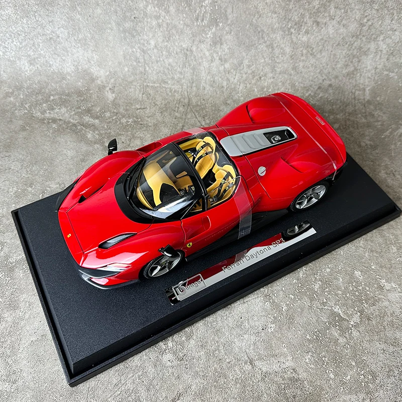 Bburago 1/18 FOR Ferrari SP3 Daytona high-end Car model simulation alloy Car model collection Furniture for display