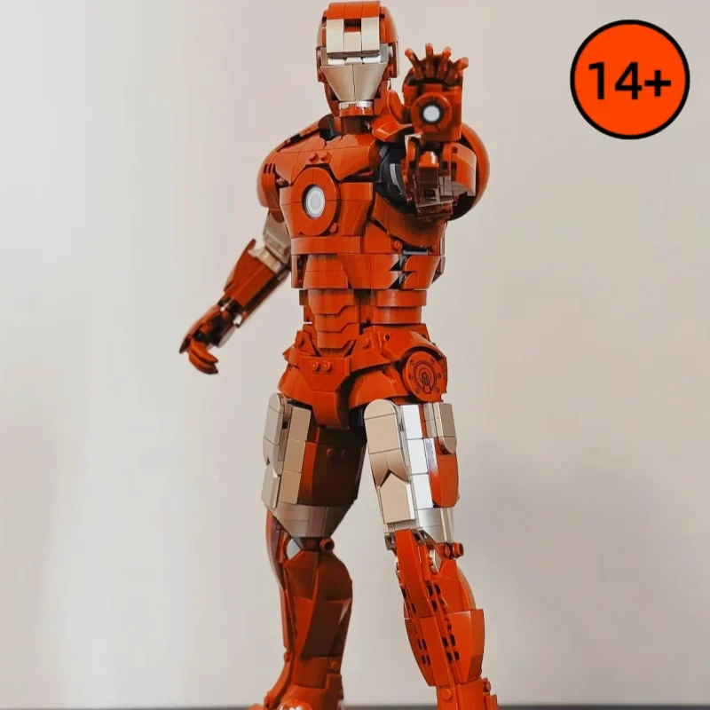 Nouvel arrivage : Ensemble de blocs de construction 1297 pièces, modèle 76344 Mark 3 Mecha, jouet d'assemblage, collection, ornement, cadeaux de festival et d'anniversaire