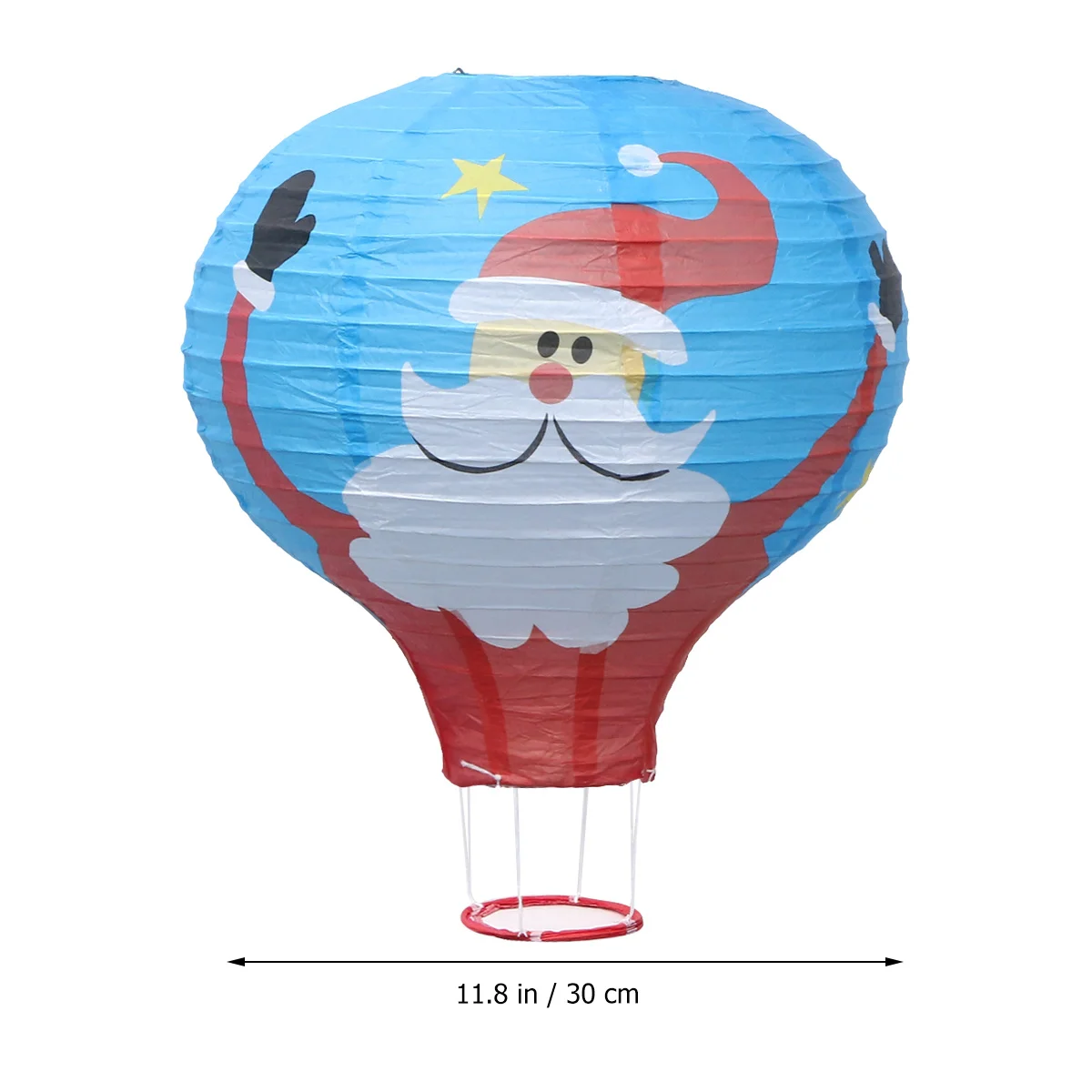 

Hot Air Paper Decorative Santa Party Wedding Market Kindergarten Christmas Decoration Light Easy Hanging