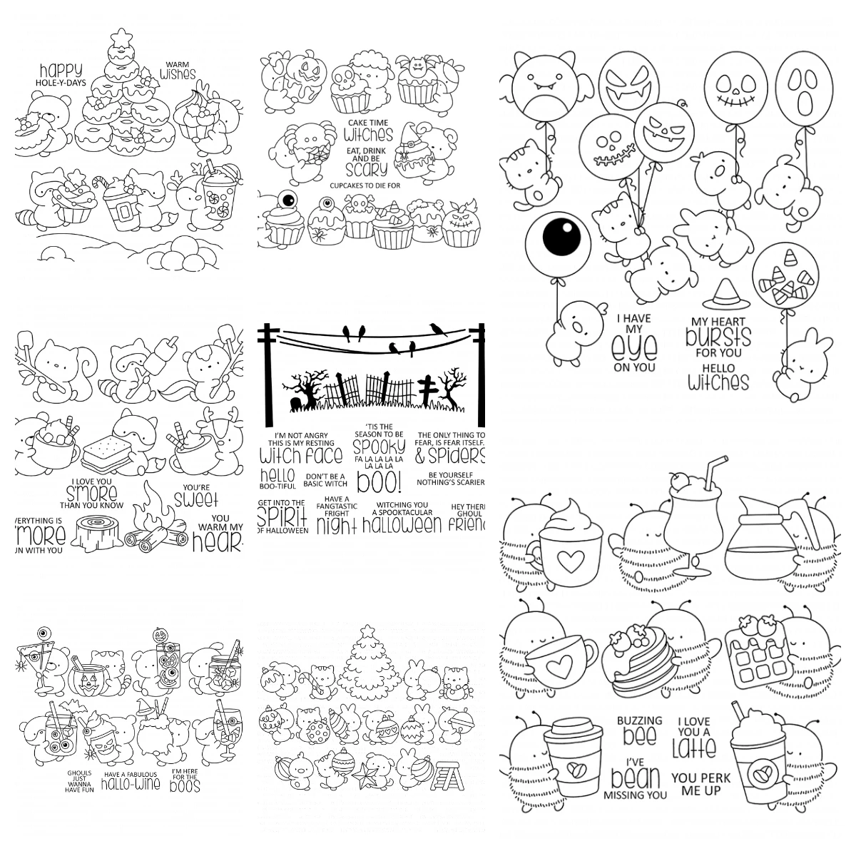 

2025 New Halloween Metal Cutting Dies Stamps for DIY Craft Making Greeting Card Scrapbooking Decoration Embossing Template