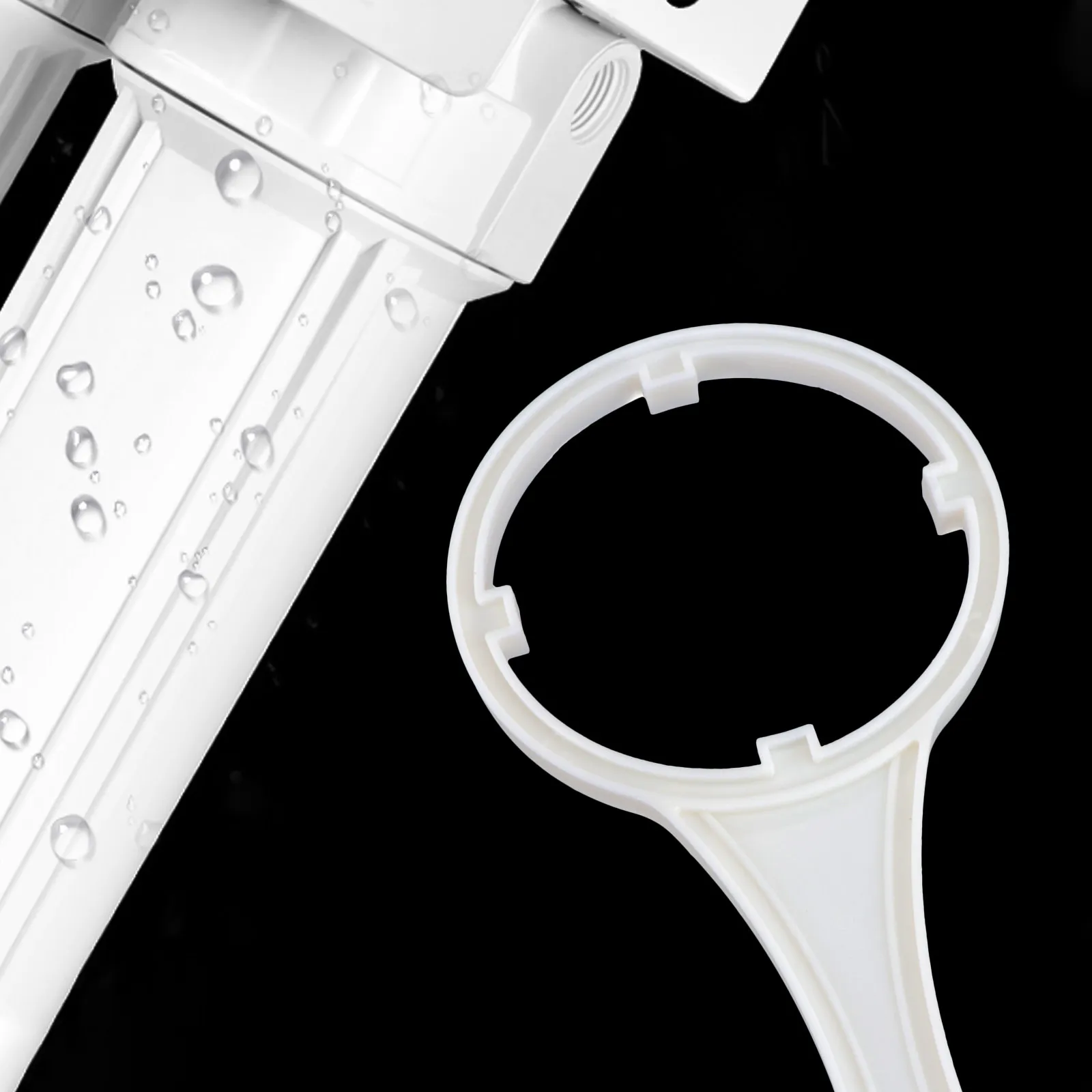 1Pcs High Grade Filter Wrench for Tap Water Purifier Systems 10 Inch Housing Spanner Crack Resistant Membrane Cup Water Filter view 6