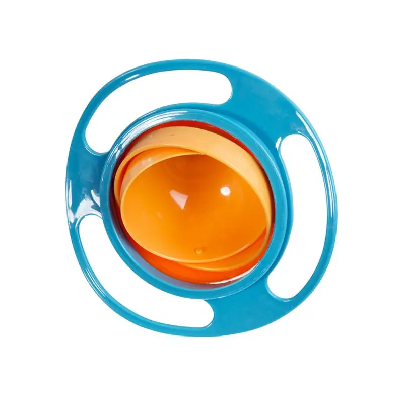 Toddler Anti-Spill Bowl 360 degree Rotation Spill Resistant Smooth Dining Bowl For Babies Kids Eating & Entertainment