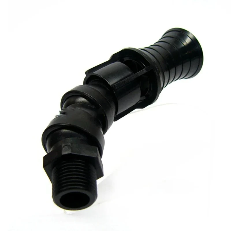 Adjustable Directional Vortex Water Flow Accelerator for Aquarium Tanks Suitable for Hose Threads of 1/2  3/4  and 1 Inch