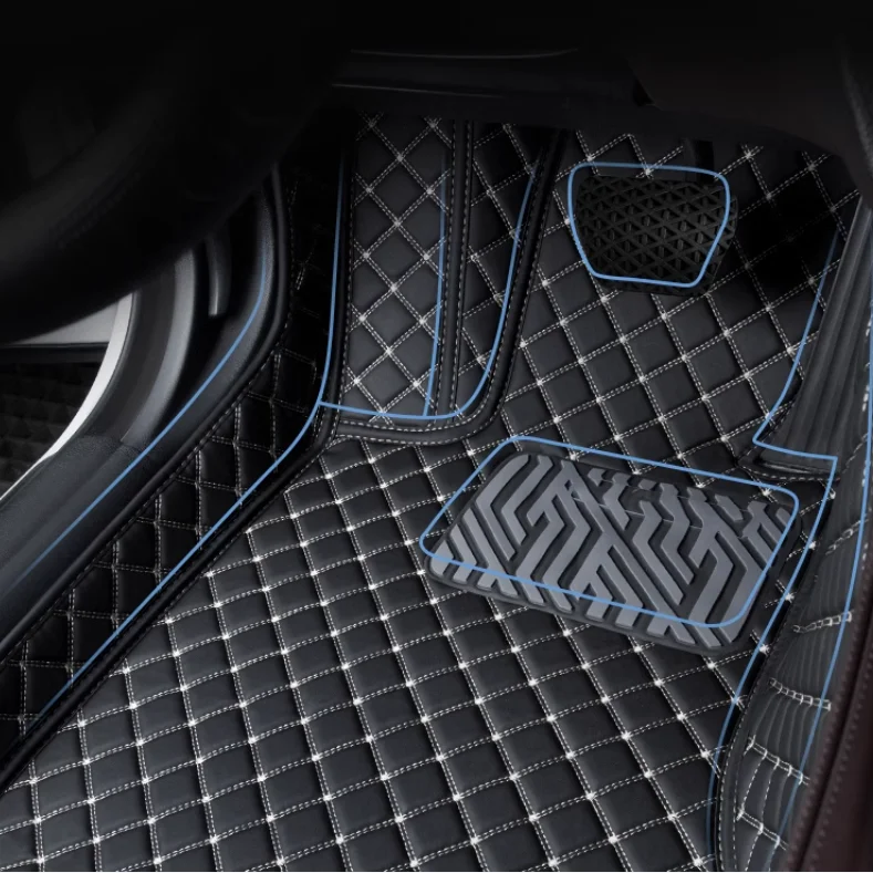 Custom Car Floor Mats For Jeep Patriot 2007-2017 Years Auto Foot Coche Accessories Waterproof Leather Floor Liners