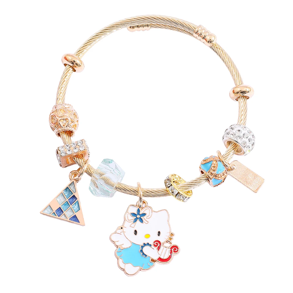 

Kawaii мультфильм Hello Kitty, милая и милая игрушка-подвеска, подарок, подходит для подарка на день рождения для девочки