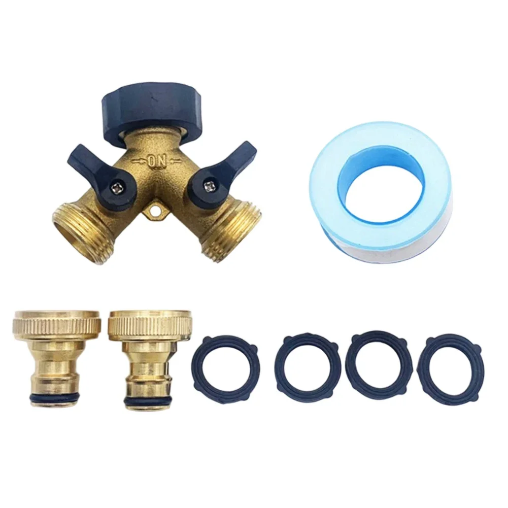 

Соединитель для садового шланга 2.7 X 1.8 X 0.85 дюйма, герметичный разветвитель для шланга, надежная работа