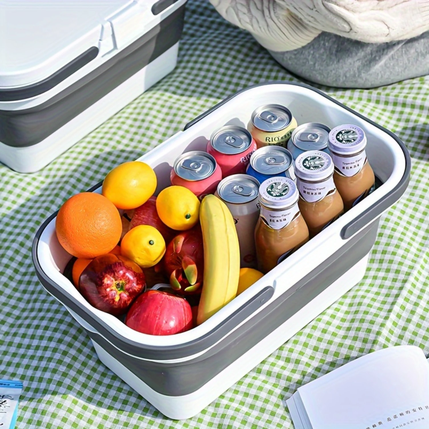 

Portable Large Capacity Picnic Basket