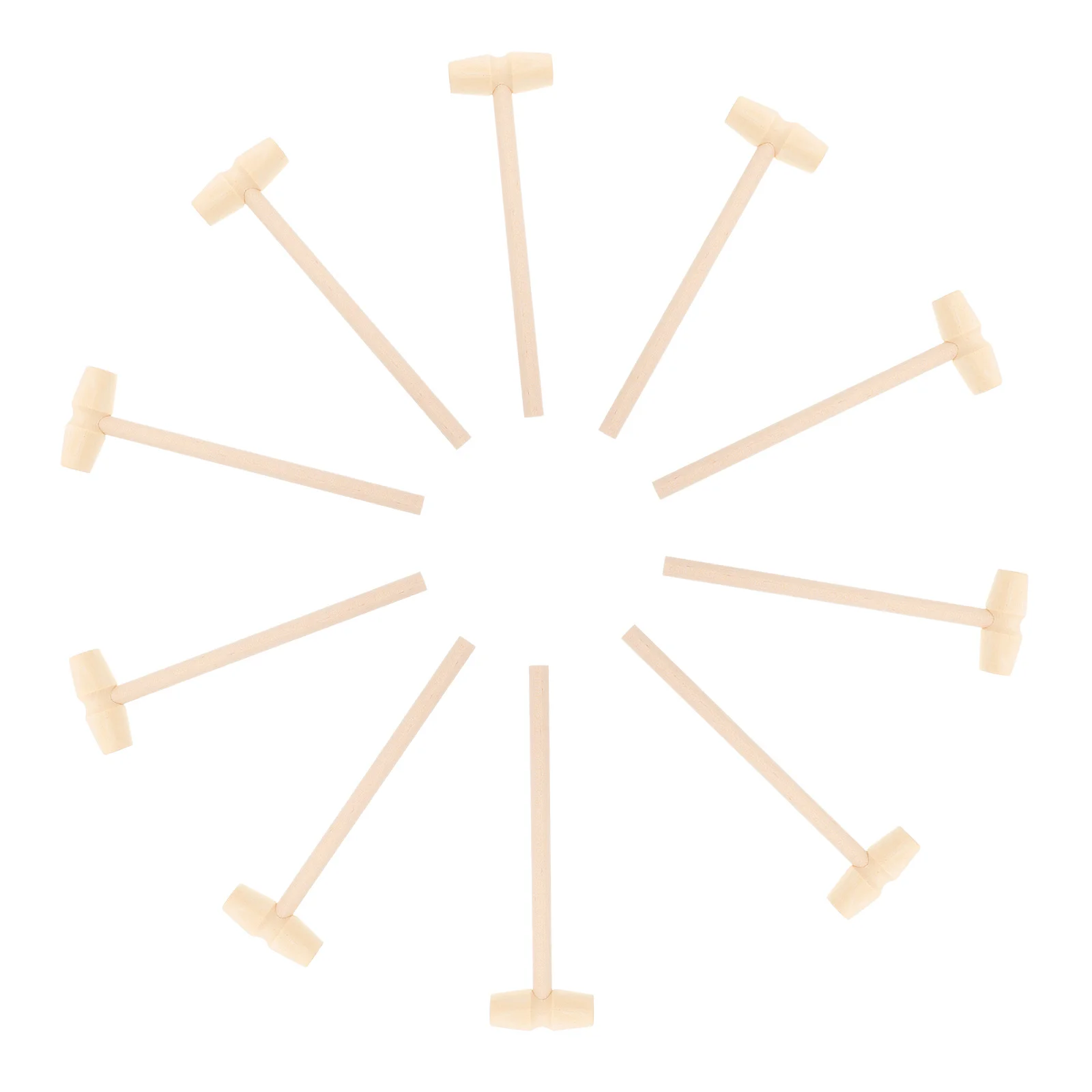 10 قطعة مطرقة مطرقة خشبية فاز الطفل للتنسيق بين اليد والعين لعبة قصف الرضع التعليمية الخشب يطرق للأطفال الصغار #5