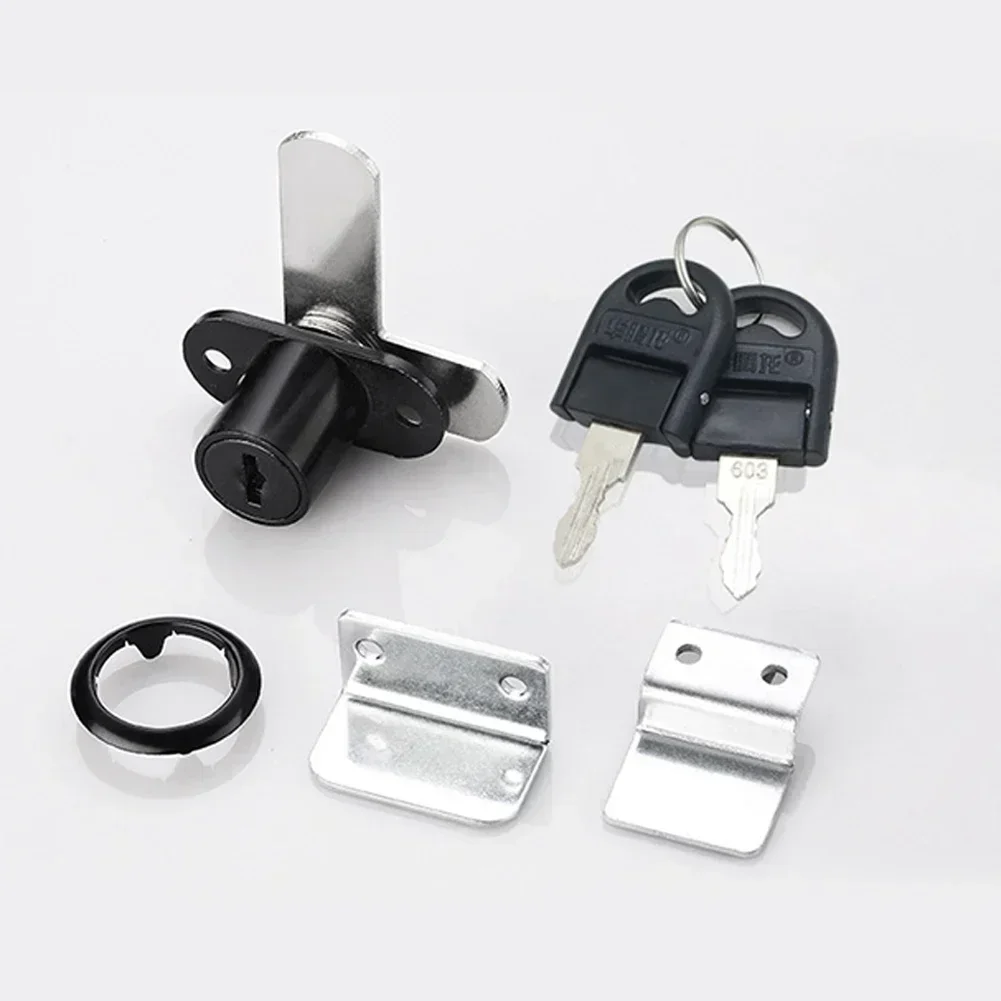 

Home Renovation Plunger Lock Cabinet Lock Cabinet Push Computer Desk Cylinder Keyed Same Silver Black Easy To Install