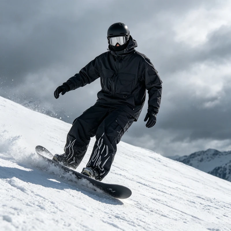 New‑style Men's Ski Pants Waist Warm Women Loose‑fit Skiing Pant Windproof Waterproof Wide‑leg Snowboarding Pants Outdoor Sports
