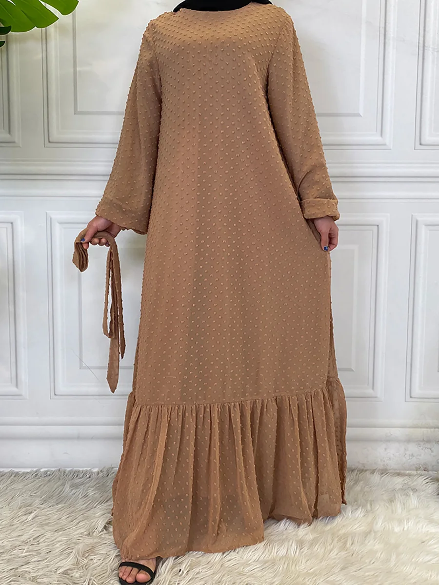 Modest Abaya Ramadan Musulman De Mode Maxi Robe Turkey Kaftan Islamic Clothing Muslim For Women Hijab Dress Caftan Vestidos