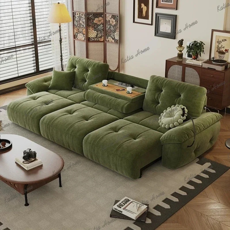 Design Waterproof Recliner Sofa 3 Seater Fabric Luxury Bedrooms Electric Sofa Relax Extendable