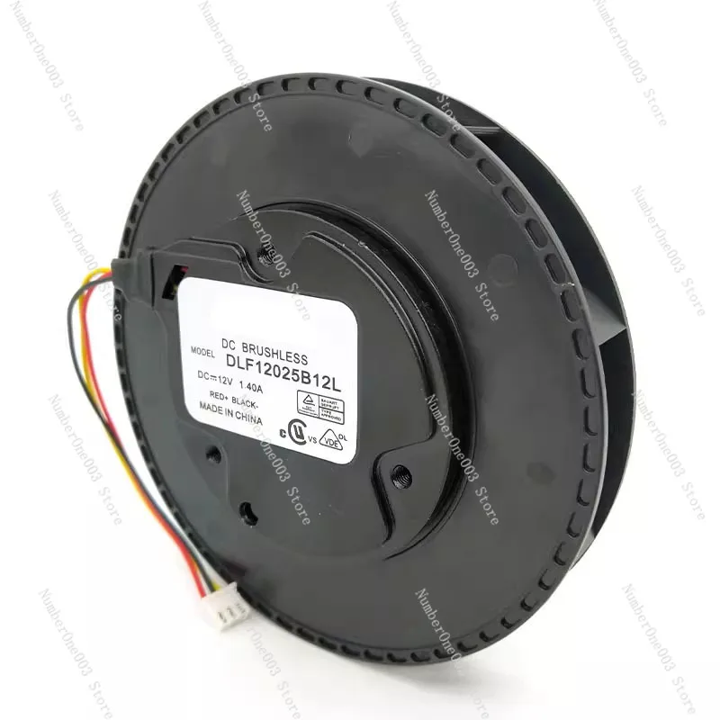 Air Purifier Air Blower Turbo Fan Axial Fan DC 12V 24V Centrifugal Fan DC Motor Air Blower 120*25mm 12025