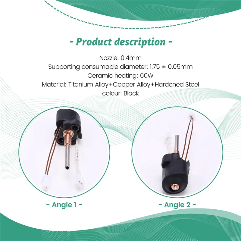 

Superior-Hotend для Creality K1C K1 MAX, комплект нагревательных блоков, 0,4 мм, встроенное сопло с быстрой заменой, детали 3D-принтера