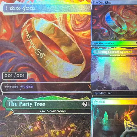 LTR LTC FOIL1-01 TCG Cards for Home Play magical Proxy The One Ring sol ring ancient tomb The Great Henge Orcish gathering