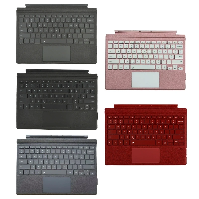 Magnetic Type Cover for Surface pro 3/4/5/6/7 Bluetooth-compatible Tablets Keyboards for Easy Typing Keyboards Case