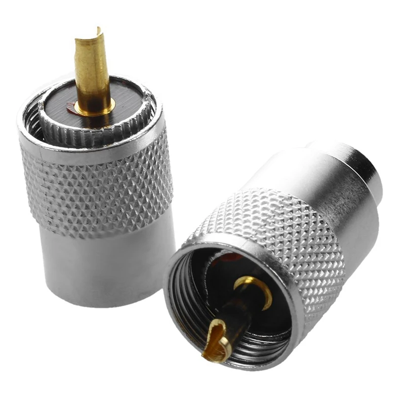 30 Stück UHF PL259 Stecker Lötanschluss für RG8 HEISS!