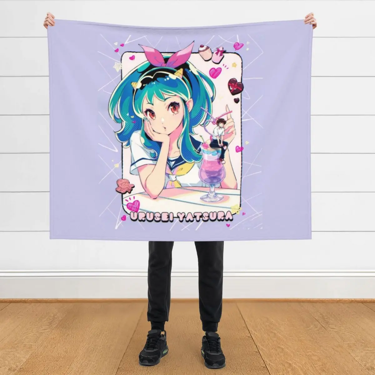 

Urusei Yatsura Throw Blanket Sofa funny gift Beautifuls Blankets