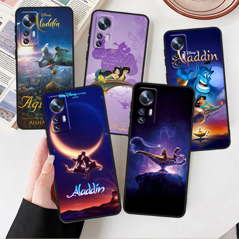 Disney Princess Lily Cute For Xiaomi Mi Note 10T 10S 10 9T 9 SE 8 CC9E A3 5G Lite Pro Soft Silicone Black Phone Case