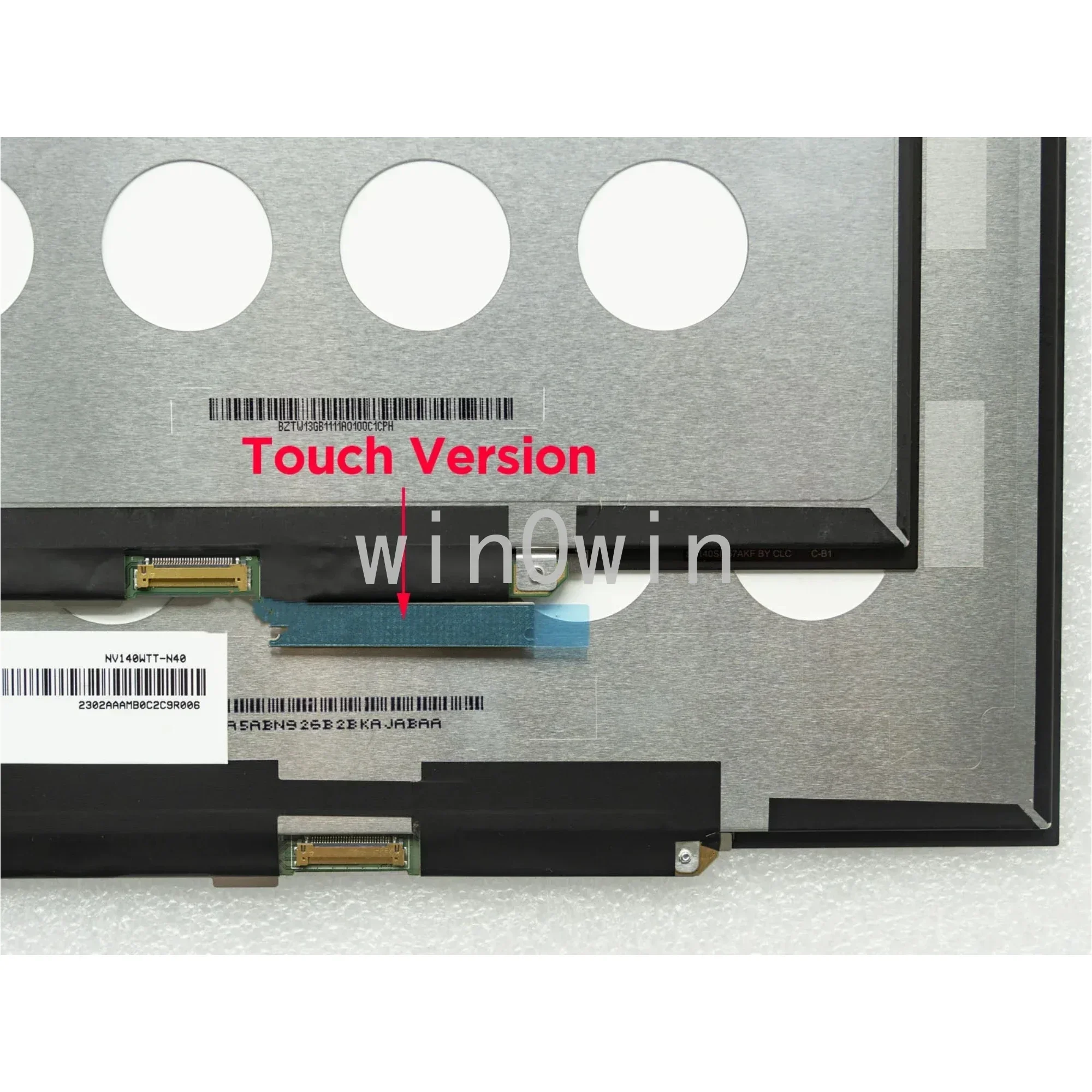 Imagem -02 - Montagem do Digitalizador da Tela Táctil Lcd Painel de Exibição Tv140wtm-nh0 P140zkb-bz1 P140zka-bz1 Huawei Matebook 14 2023 Klvc-wah9l