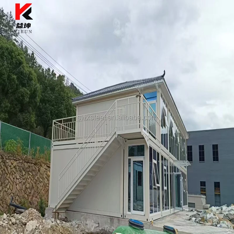 China Low Price Modular Wholesale Foldable Casa Prefabricated Modern Office Portable Home X Folding Container House