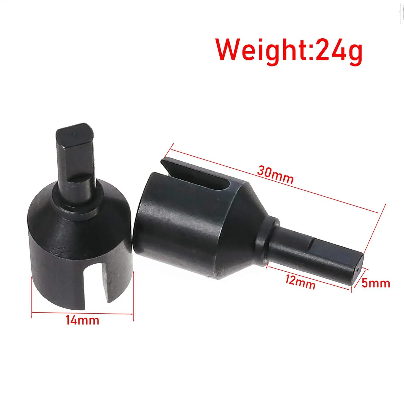 زوج واحد من الكوب التفاضلي المعدني، المكونات المباشرة تحل محل أجزاء فولاذية سهلة التركيب لـ 1/10 Fighter Nxgen DT04 58741 #5