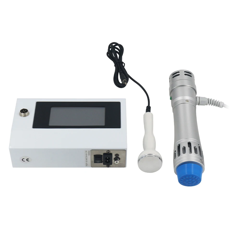 Portable Shockwave Therapy Machine Massage ED Treatment 2in 1 Shock Wave Equipment Body Massage Ultrasonic Instrument