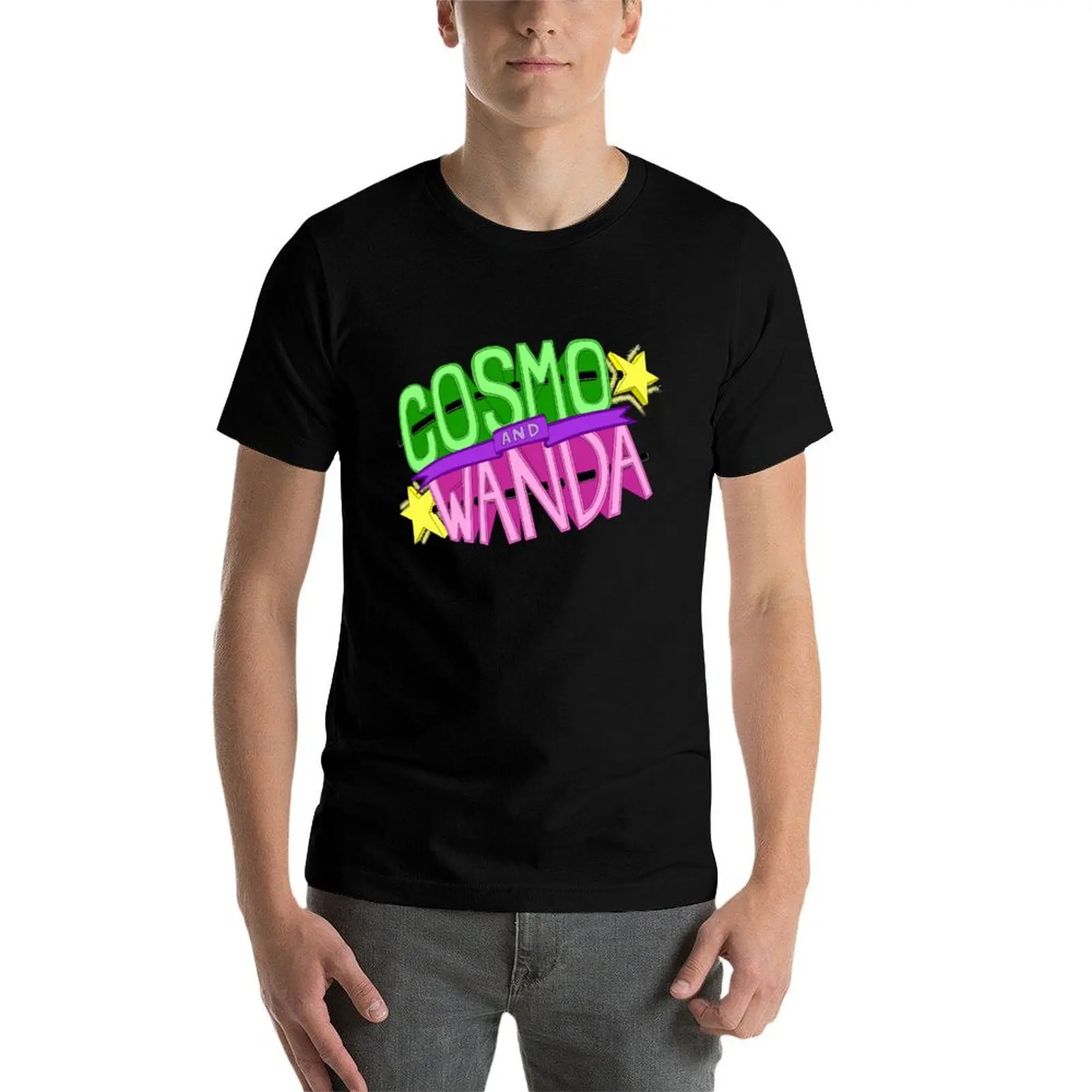 

Cosmo and Wanda T-Shirt funny t shirts cotton anime tshirt t shirt custom print T-Shirt