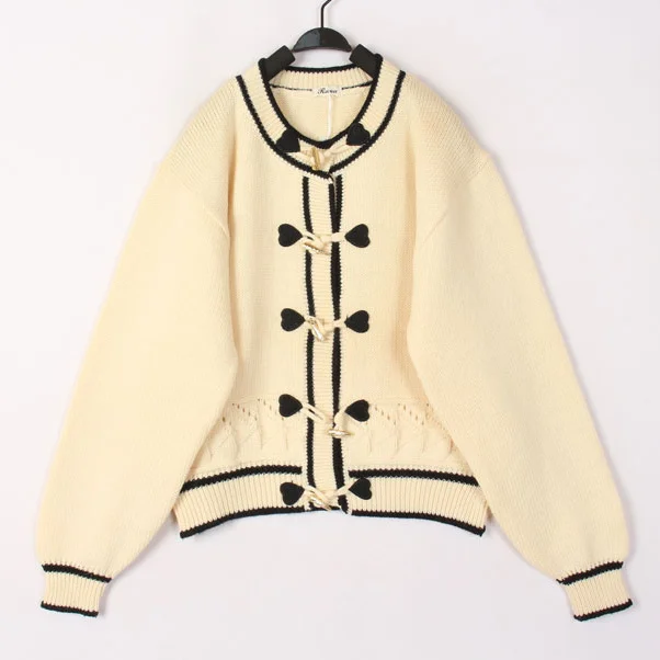 

Vintage Sweet Ethnic Style Hooked Wool Sweater Overhead Coat Harajuku Wind Long Sleeve round Neck Warmth Commute Style Autumn