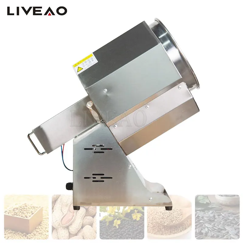 Automatic Cashew Nut Roaster Almond Cocoa Bean Peanut Corn Grain Roasting Machine